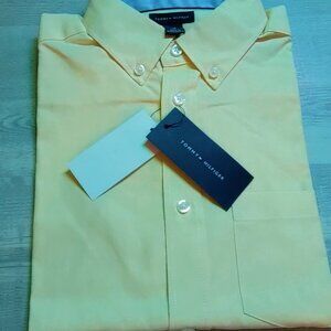 Yellow Long sleeve boys shirt Tommy Hilfiger